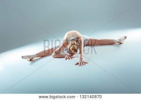 Young Beautiful Dancer Warming-up