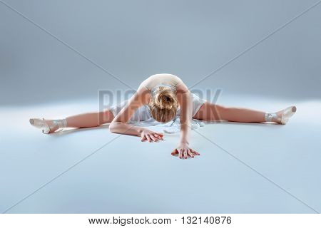 Young Beautiful Dancer Warming-up