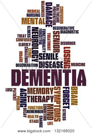 Dementia, Word Cloud Concept 9