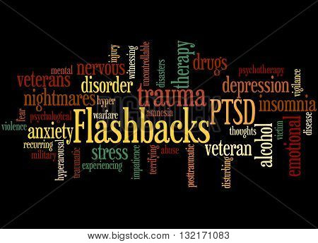 Flashbacks, Word Cloud Concept 5