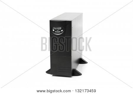 uninterruptible power supply (ups) controller, isolated on white