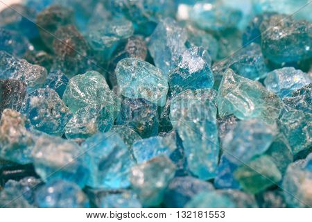 Blue Apatite Mineral Texture