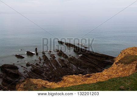 View From The Coastal Path Between Widemouth Bay And Bude