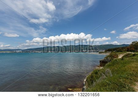 Rocky Coast And The Sea