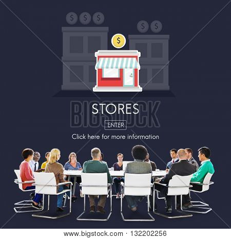 Stores Shops Business Opportunity Investment Concept