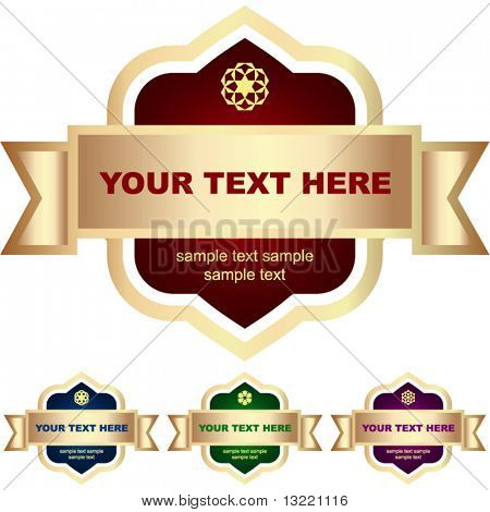 Het ontwerp van frames. Vector set.