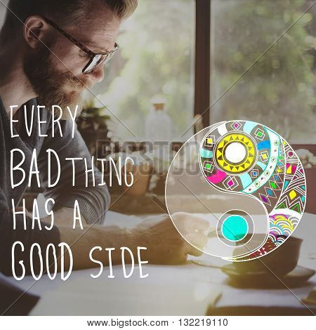 Experience Good Positive Qoute Encouragement Concept