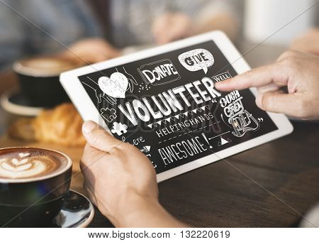 Volunteer Donate Give Charity Concept