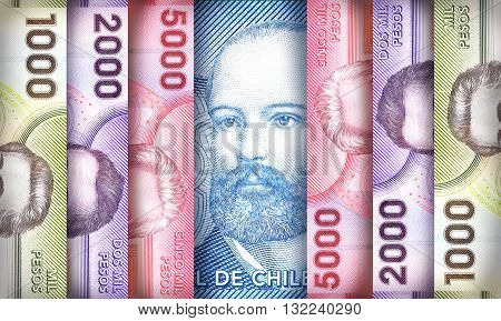 Chilean Peso Background