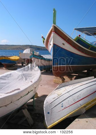 Maltesischen Boote