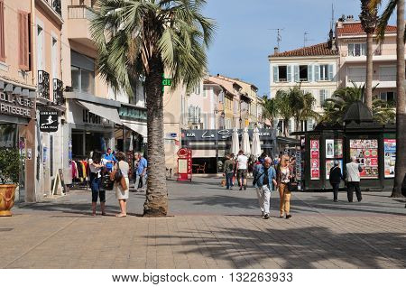 Sanary sur Mer France - april 20 2016 : the picturesque city in spring