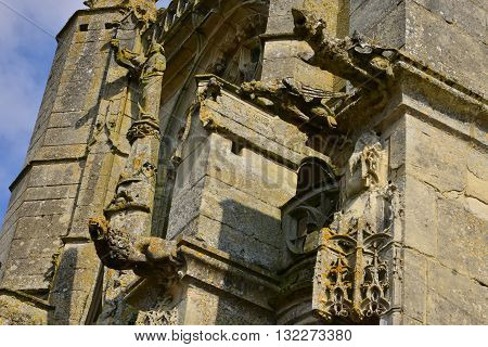Serans France - march 14 2016 : the saint denis chirch