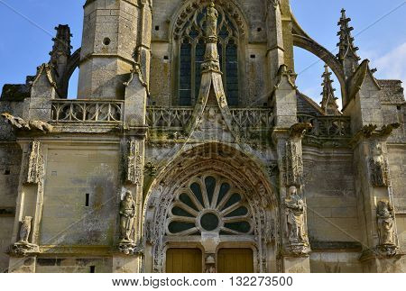 Serans France - march 14 2016 : the saint denis chirch