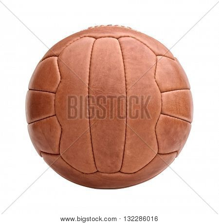 vintage leather classic fooball ball