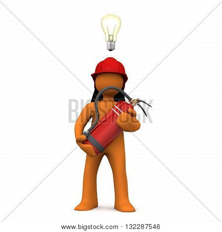 Fireman Bulb Extinguisher