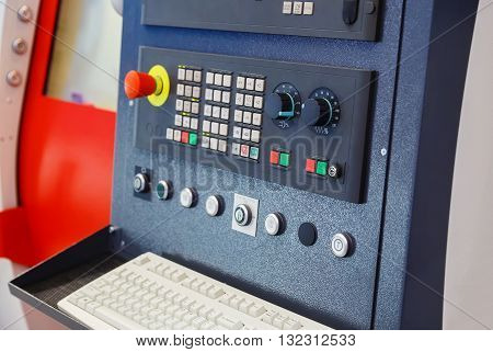 Machine control panel numerical control aperture blur focus