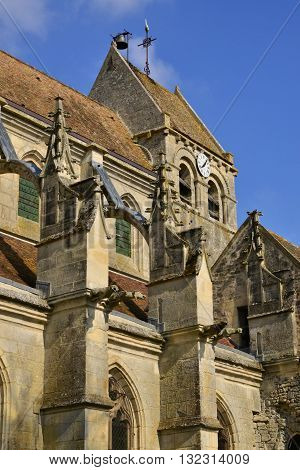 Serans France - march 14 2016 : the saint denis chirch
