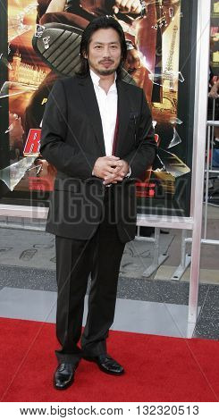 Hiroyuki Sanada at the Los Angeles premiere of 'Rush Hour 3' held at the Grauman's Chinese Theater in Hollywood, USA on July 30, 2007.