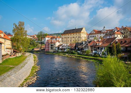 View of Cesky Krumlov valley - Czech Republic