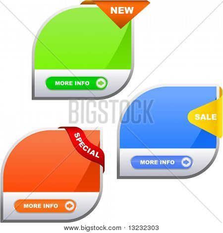 Vector collection of sale banners