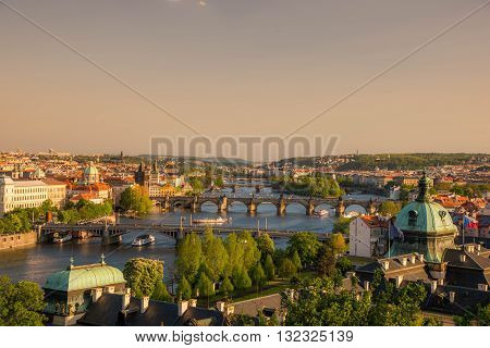 View from Letna Park - Czech Republic