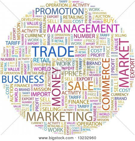 ทางการค้า ภาพประกอบกับเงื่อนไขความสัมพันธ์ที่แตกต่างกันในพื้นหลังสีขาว