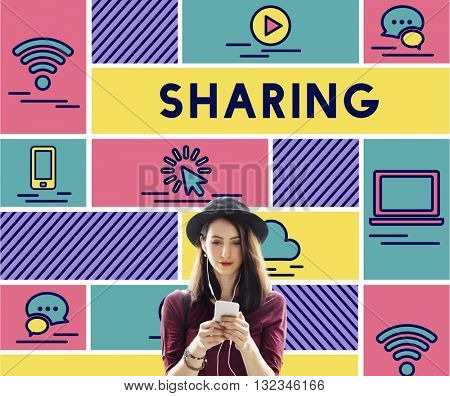 Sharing Transfer Data Streaming Connection Concept