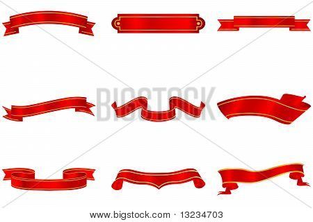 Küme farklı şekil şerit