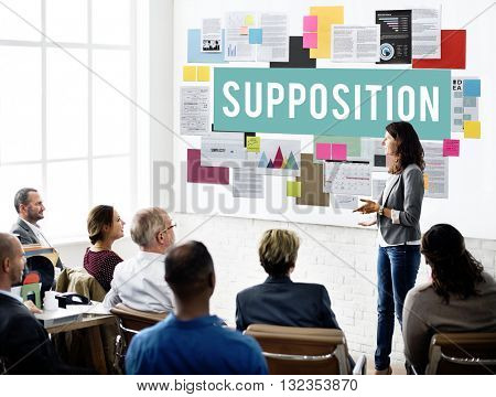 Supposition Prediction Logic Ideas Concept
