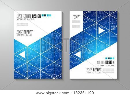 Brochure template, Flyer Design or Depliant Cover for business presentation and magazine covers, annual reports and marketing generic purposes.