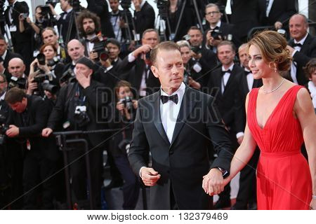 Cannes, France - 12 MAY 2016: Rocco Siffredi and Rozsa Tassi attend the screening of 'Money Monster' at the annual 69th Cannes Film Festival.