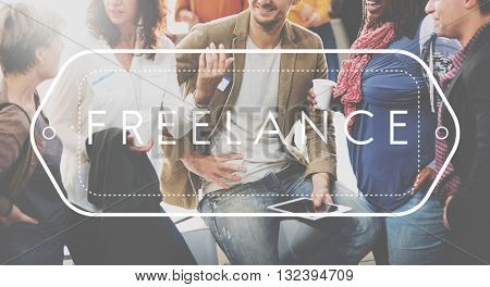 Freelancer Freelance Occupation Job Career Concept