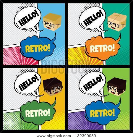 Cartoon Comic Book Template