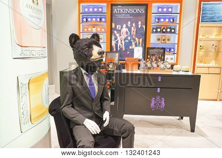 KUALA LUMPUR, MALAYSIA - MAY 09, 2016: inside of Suria KLCC shopping mall in Petronas Twin Towers. Suria KLCC is one of the largest shopping malls in Malaysia