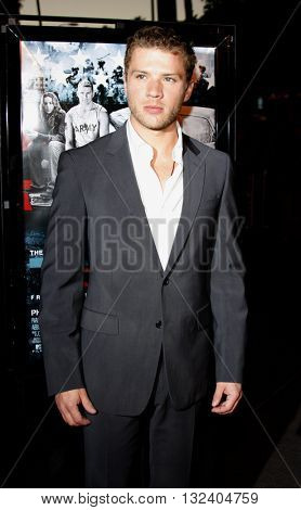 Ryan Phillippe at the Los Angeles premiere of 'STOP-LOSS' held at the DGA Theater in Hollywood, USA on March 17, 2008.