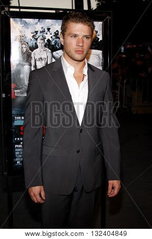 Ryan Phillippe at the Los Angeles premiere of 'STOP-LOSS' held at the DGA Theater in Hollywood, USA on March 17, 2008.