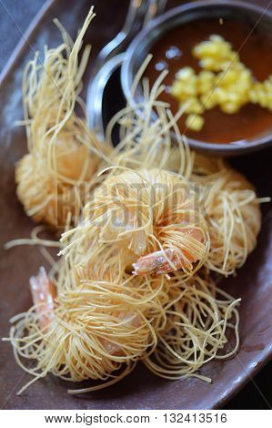 Deep Fry Shrimp