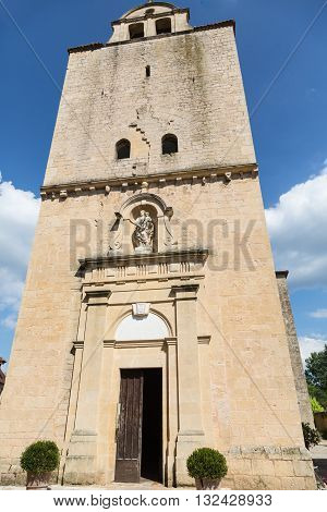 The Church in the city of Tremolat, France