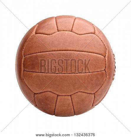 vintage leather classic fooball ball