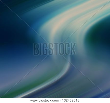 abstract background dynamic curved colored lines blue green