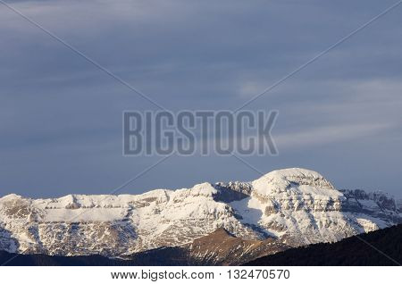 Tendenera Mountains in Tena Valley, Pyrenees, Huesca, Aragon, Spain.