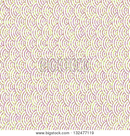 Dot texture. Seamless pattern. Abstract backdrop. Based on traditional asian ornament. Variation of Japanese motif. For decoration or printing on fabric. Pattern fills.