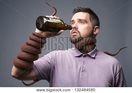 drunken / drunker / alcoholic / alcoholism concept art