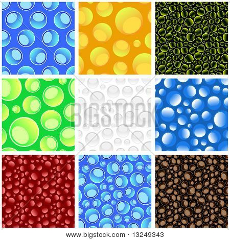 Seamless pattern with abstract elements.
