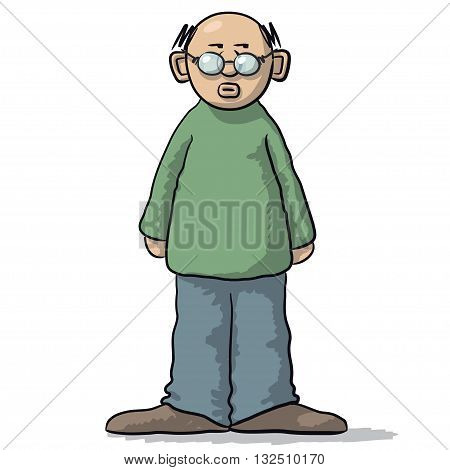 Character With A Suspicious Look