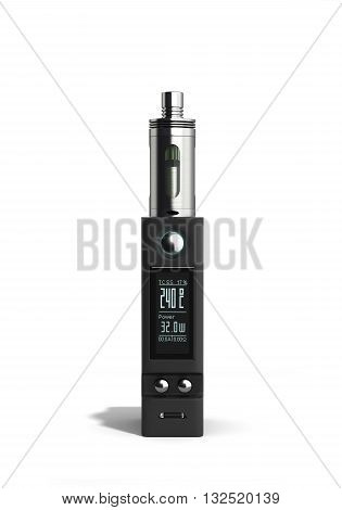 Electronic Cigaretts Device Box Mod To Smokeless Smoking 3D Render On White