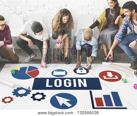 Login Username Protection Password Concept