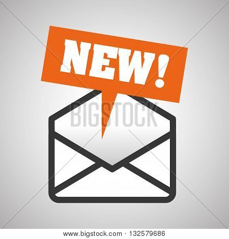 Email concept with icon design, vector illustration 10 eps graphic.
