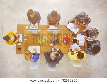 Group of Diverse Various Occupations People Meeting