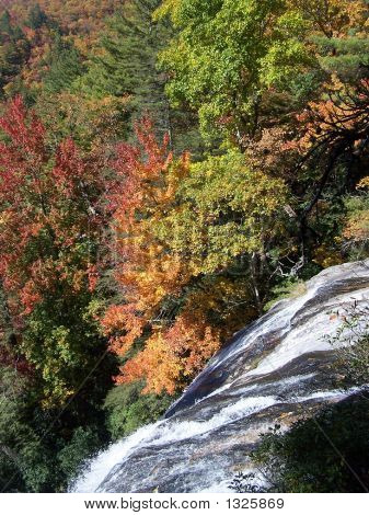 Waterfall In The Fall